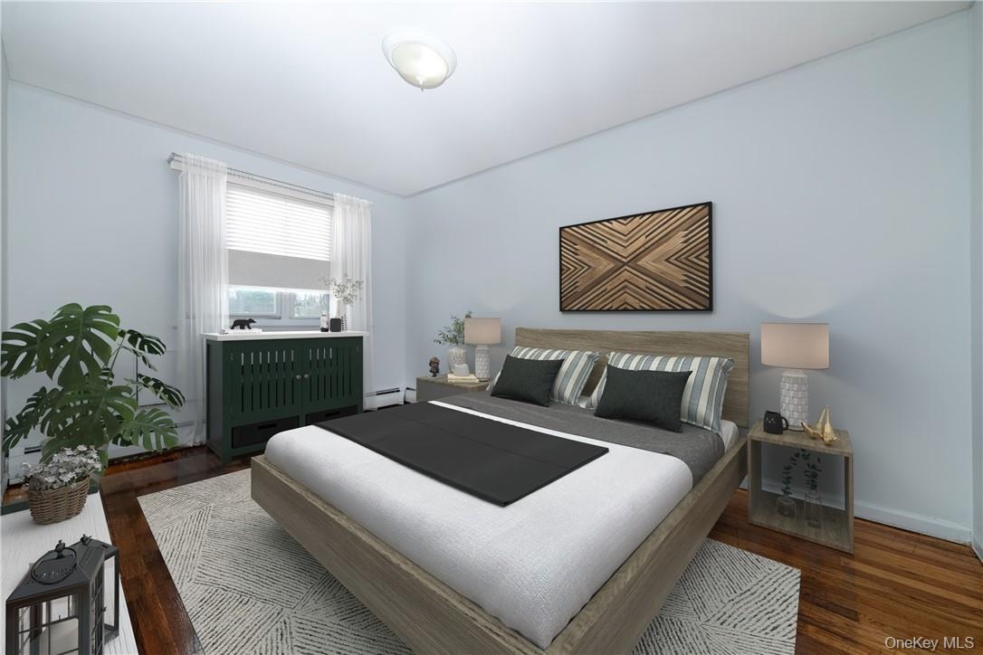 Virtually staged third bedroom
