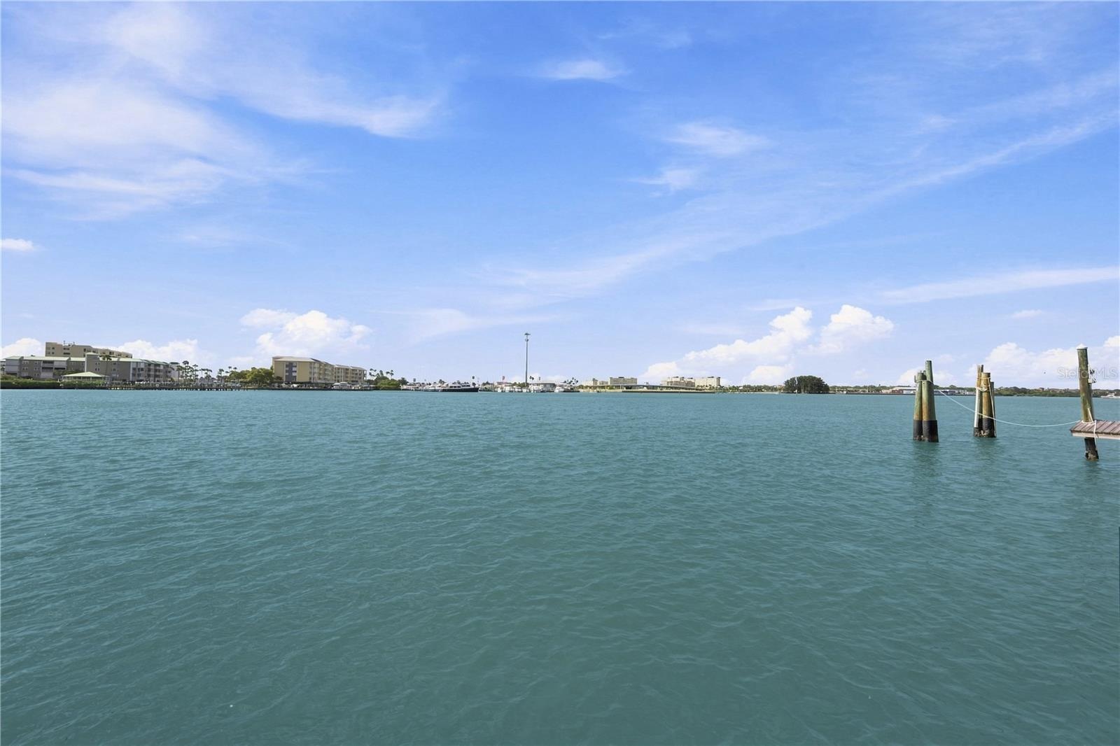 Open water view.