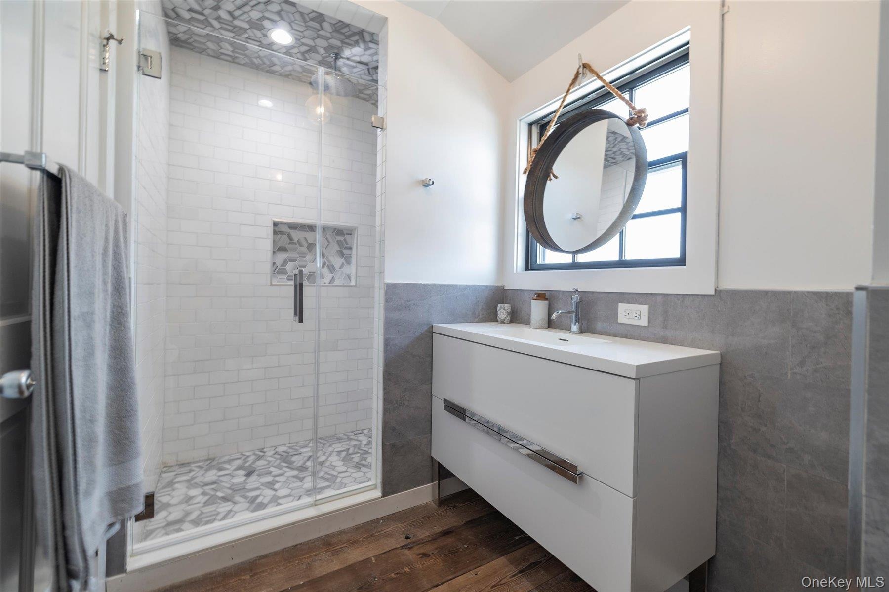 Full bath with walk in shower