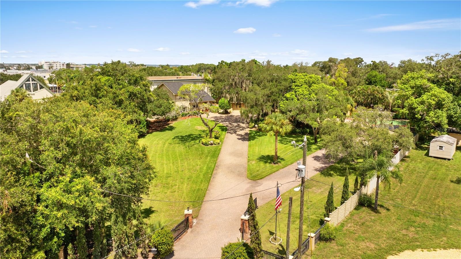 Aerial View of Grounds