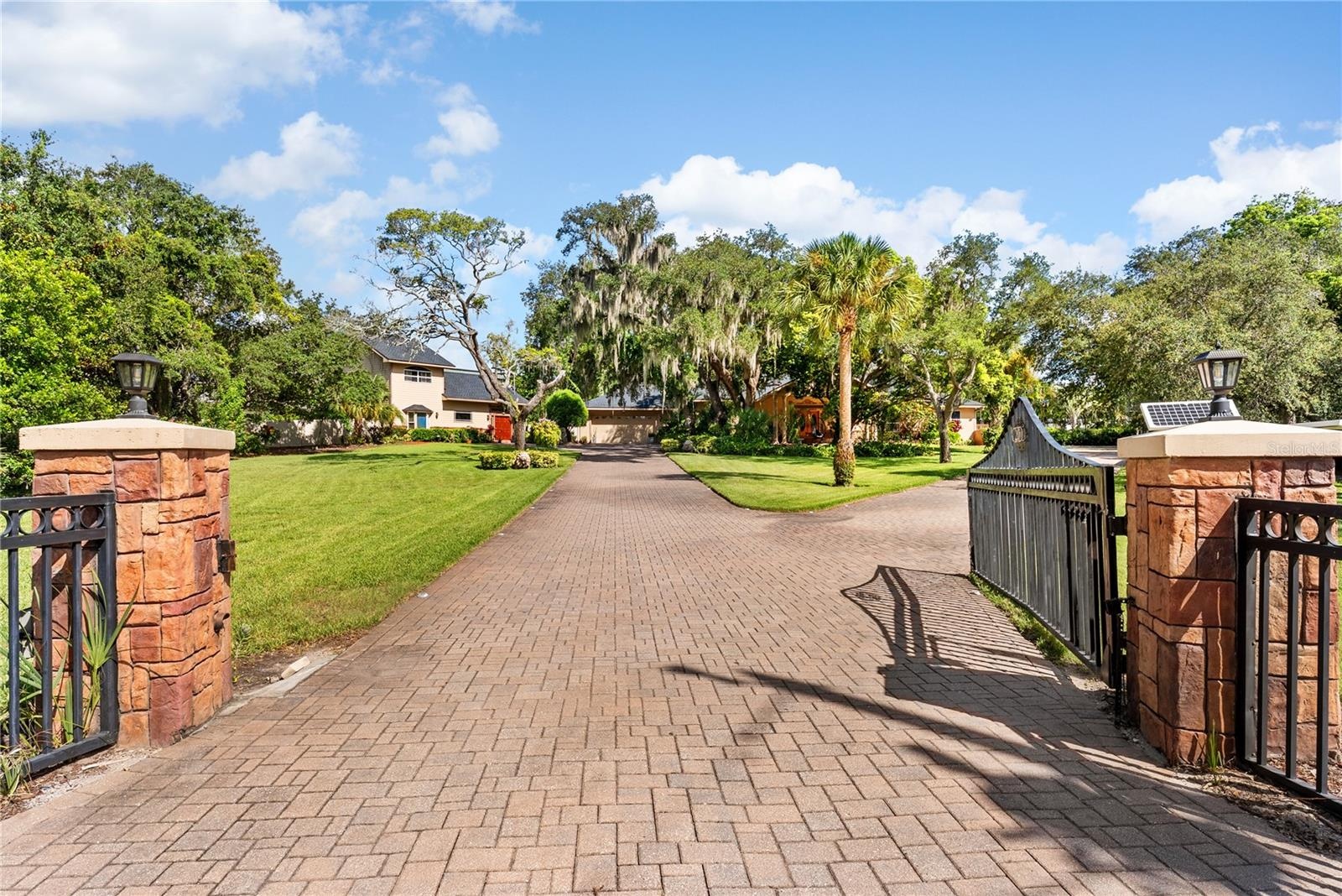 Gated Entry & Paver Drive