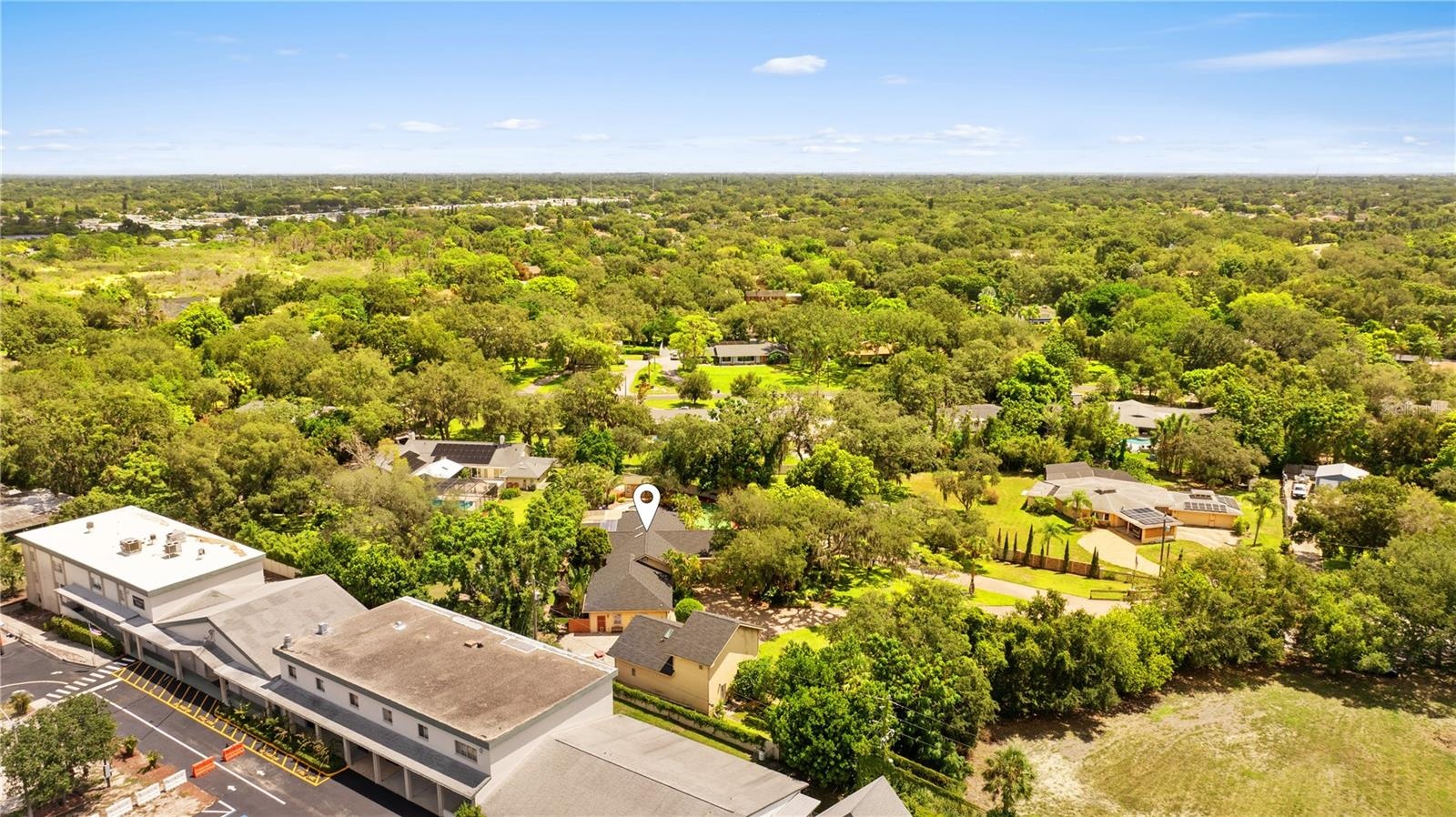 Aerial View of Neighborhood