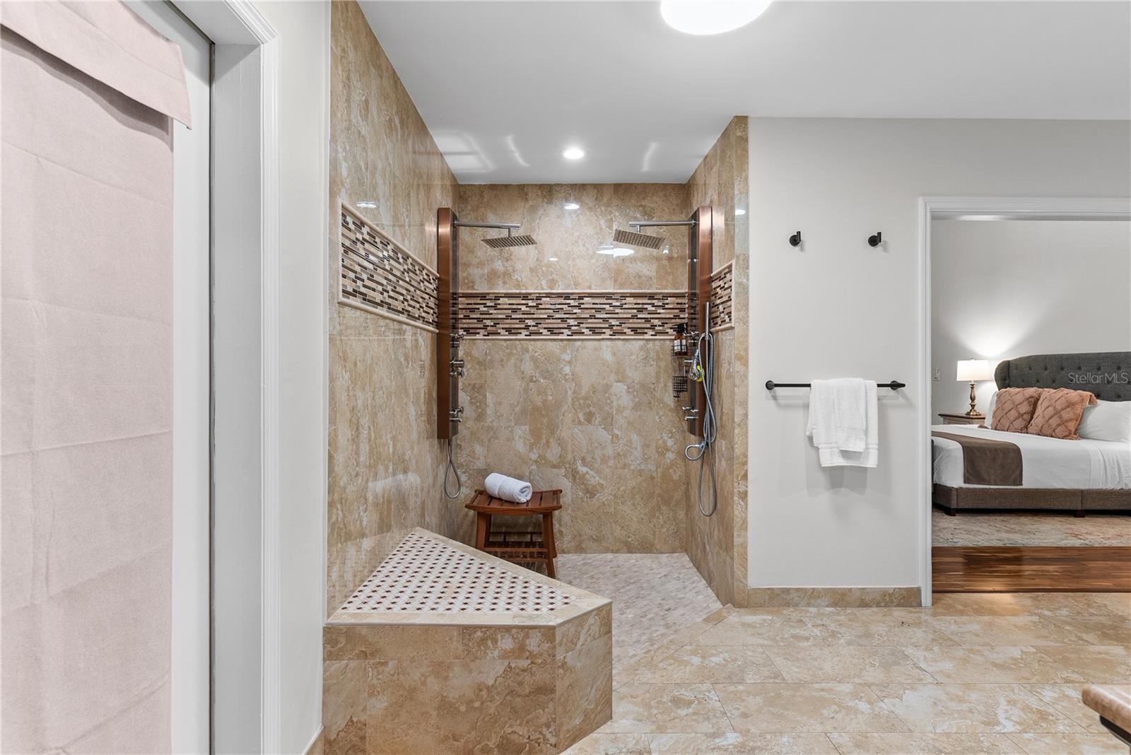 Owner's Bath Walk-In Shower