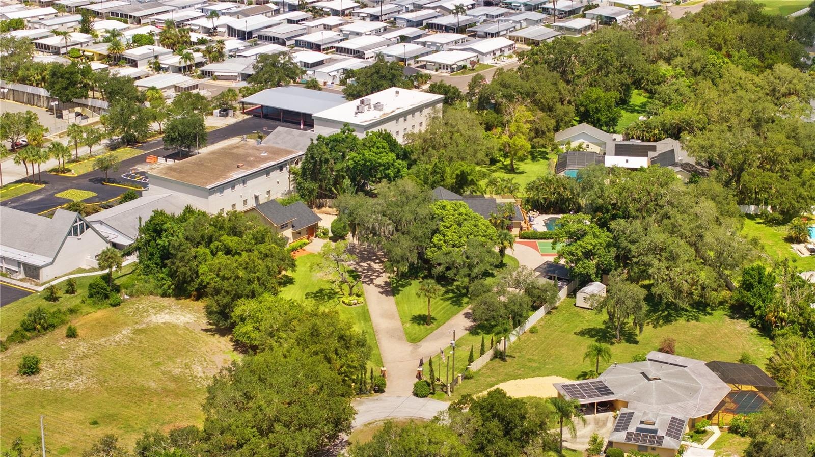 Aerial View of Grounds