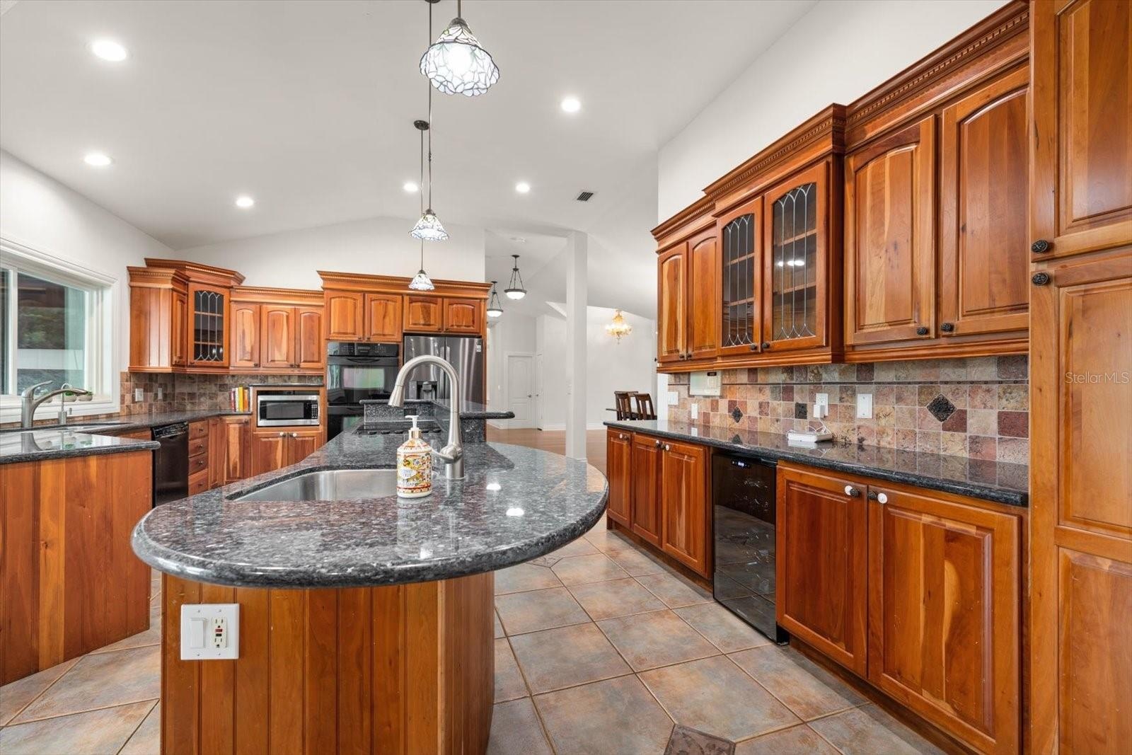 Freshly repainted Kitchen.