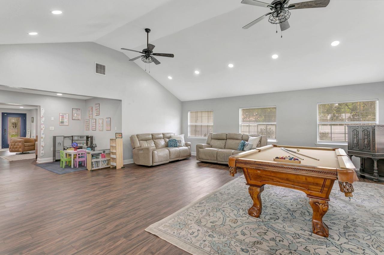 View of Great Room and Flex Space