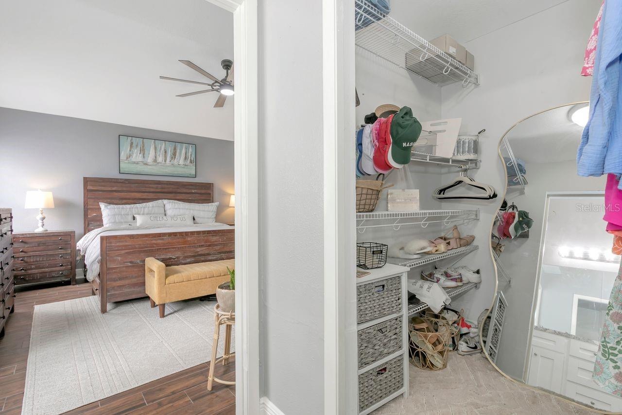 View of Walk-In Closet in Primary Bedroom