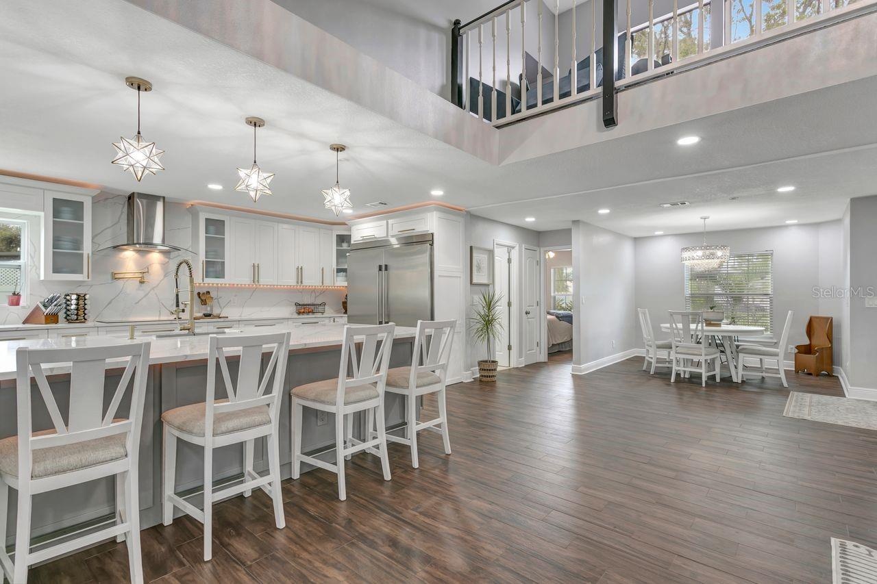 View of Kitchen, Dining/Flex Space and Alcove