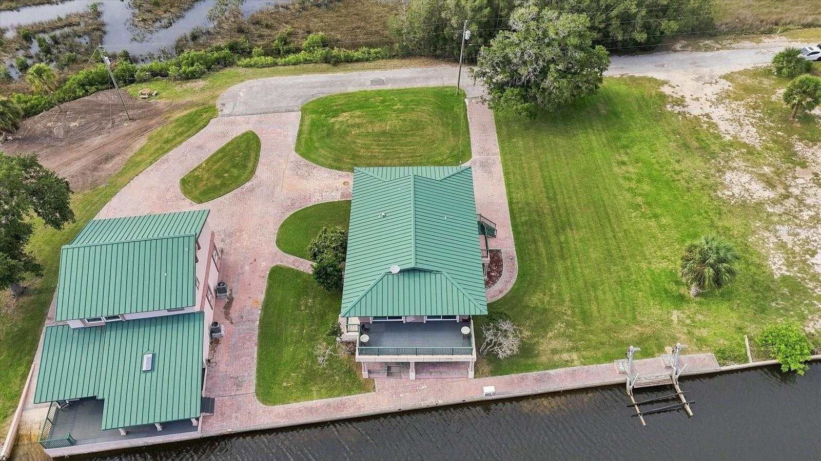 Aerial View – 3198 Indian Gulf Lane, Lot 13 & Waterfront