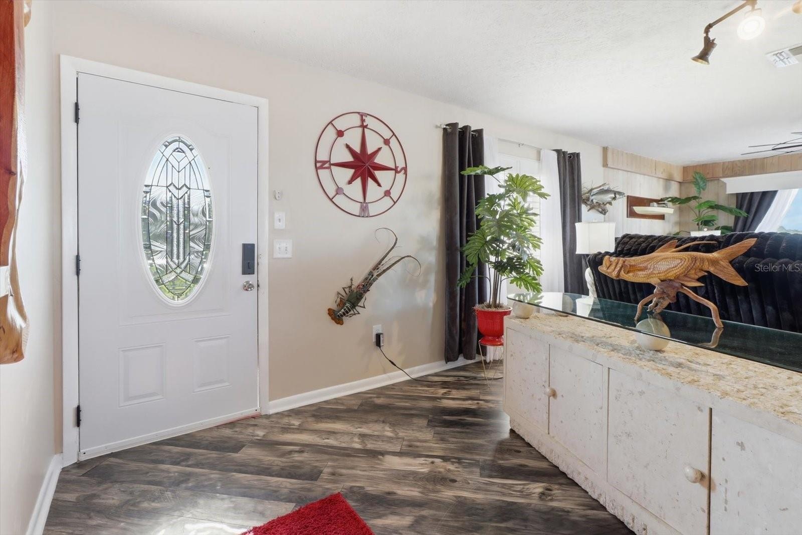 Entry opening into the spacious living area.
