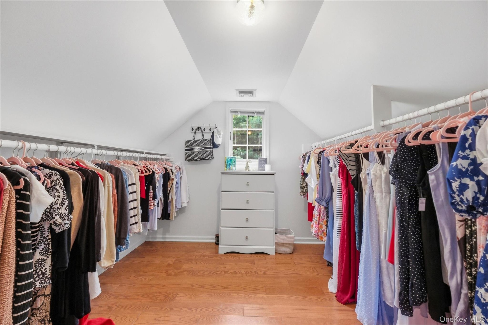 Enjoy the storage this massive walk-in closet provides!