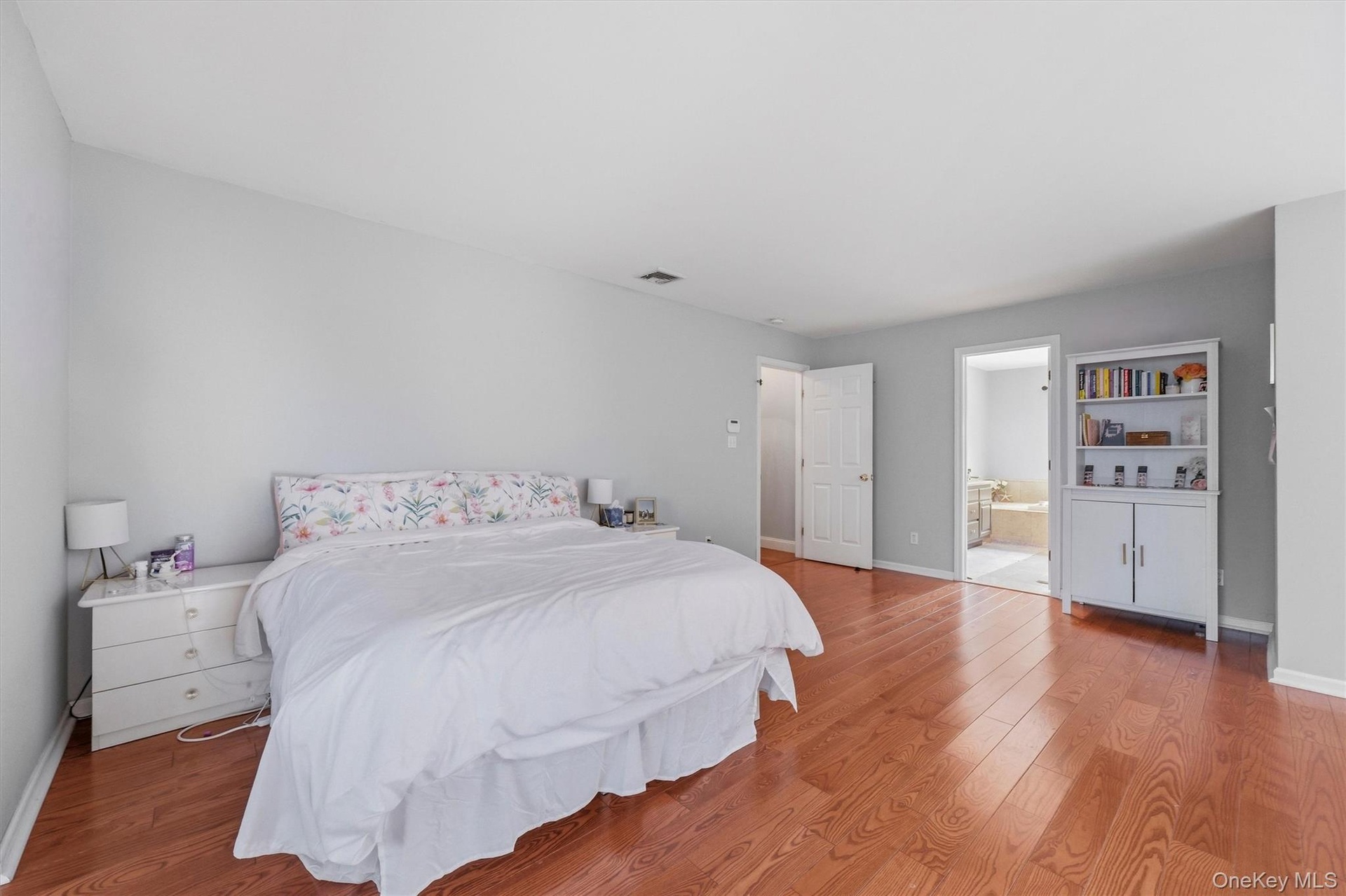 An enormous primary bedroom offers much more than just sleeping space!