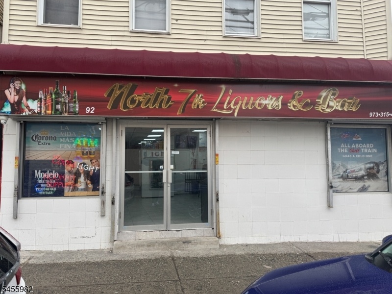 front of store