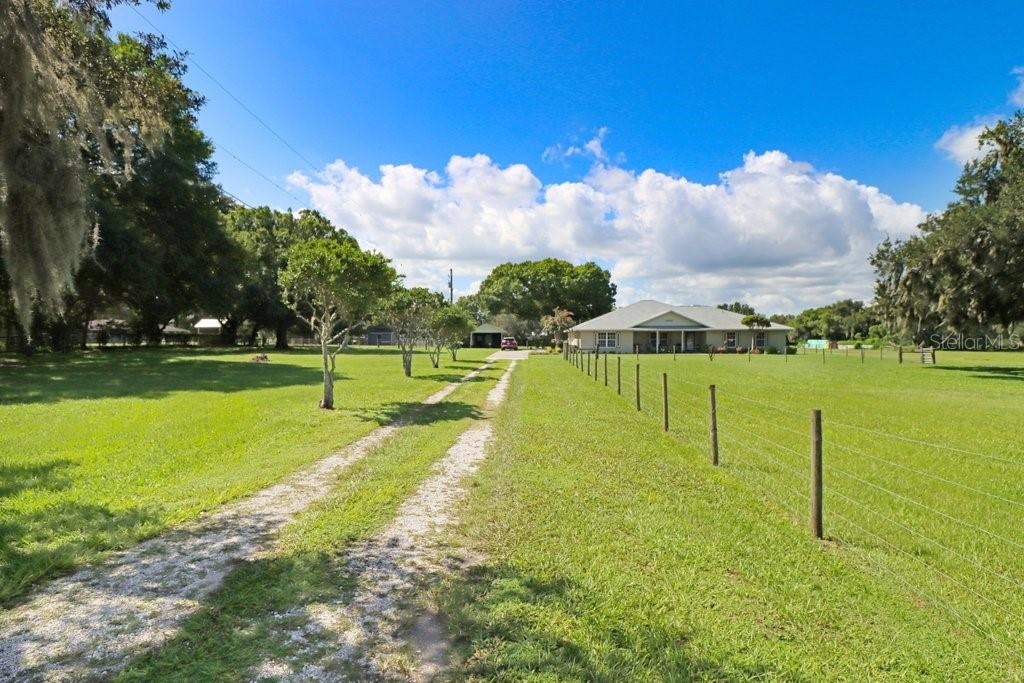 Long driveway