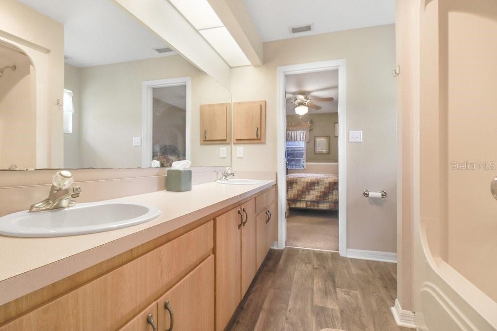 Jack and Jill Bathroom between Bedroom 2 and 3