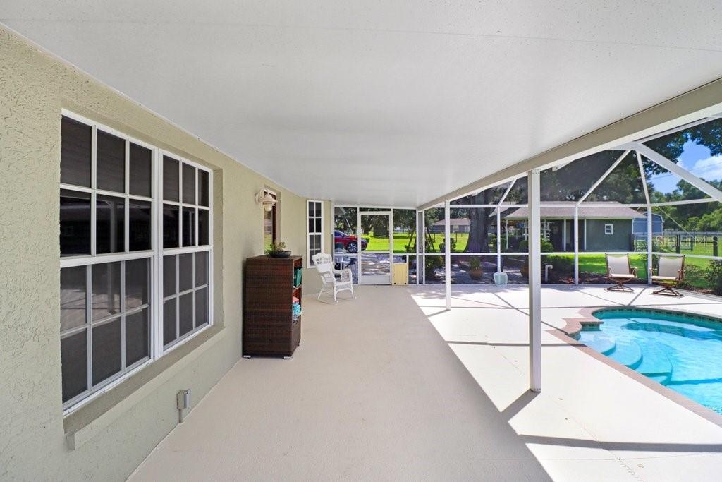 Pool and screened lanai