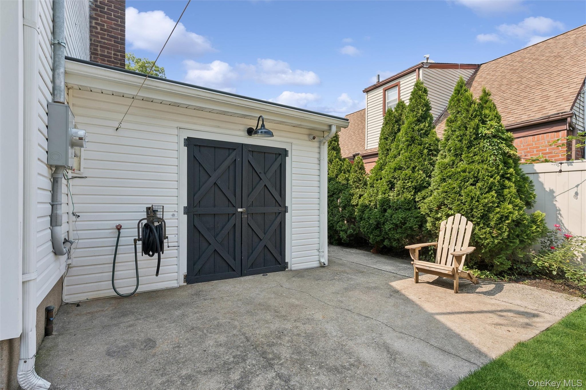 Rear of Garage