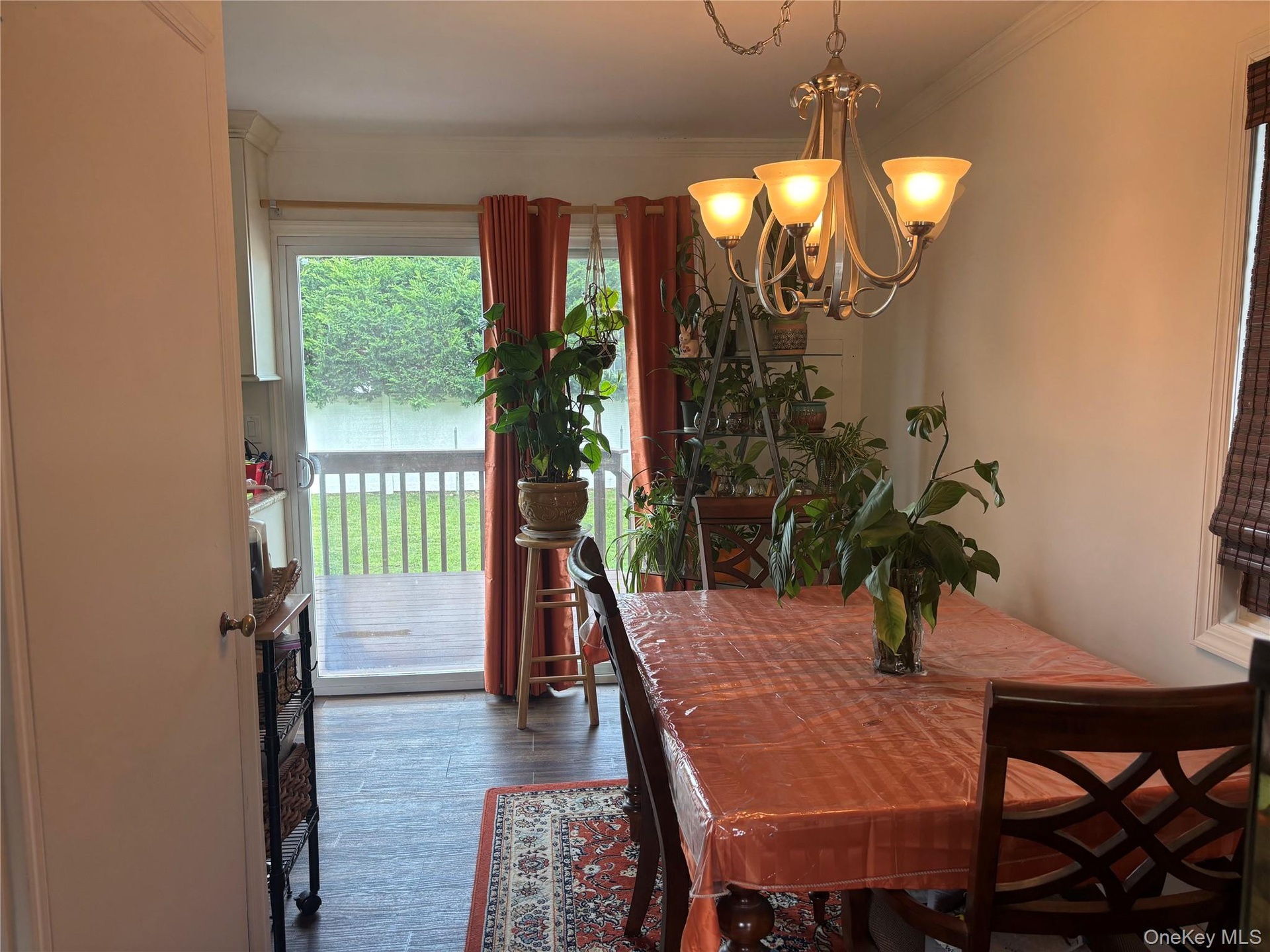 Dining room with Slider To Rear Deck and Yard