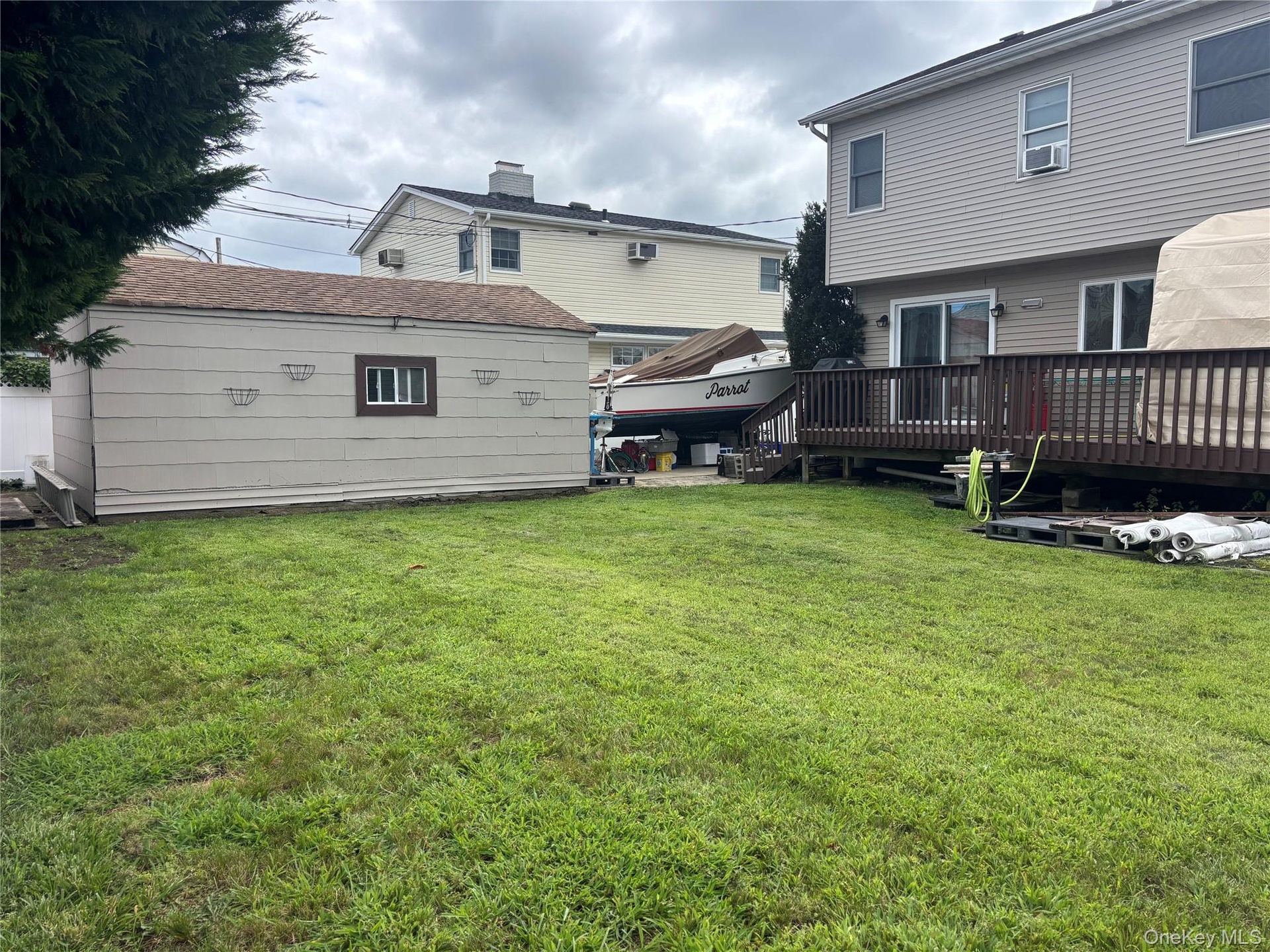 Spacious Yard. Detached 1 Car Garage.