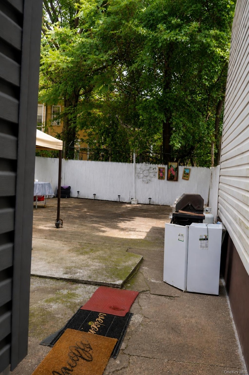 Side entrance - back of the property