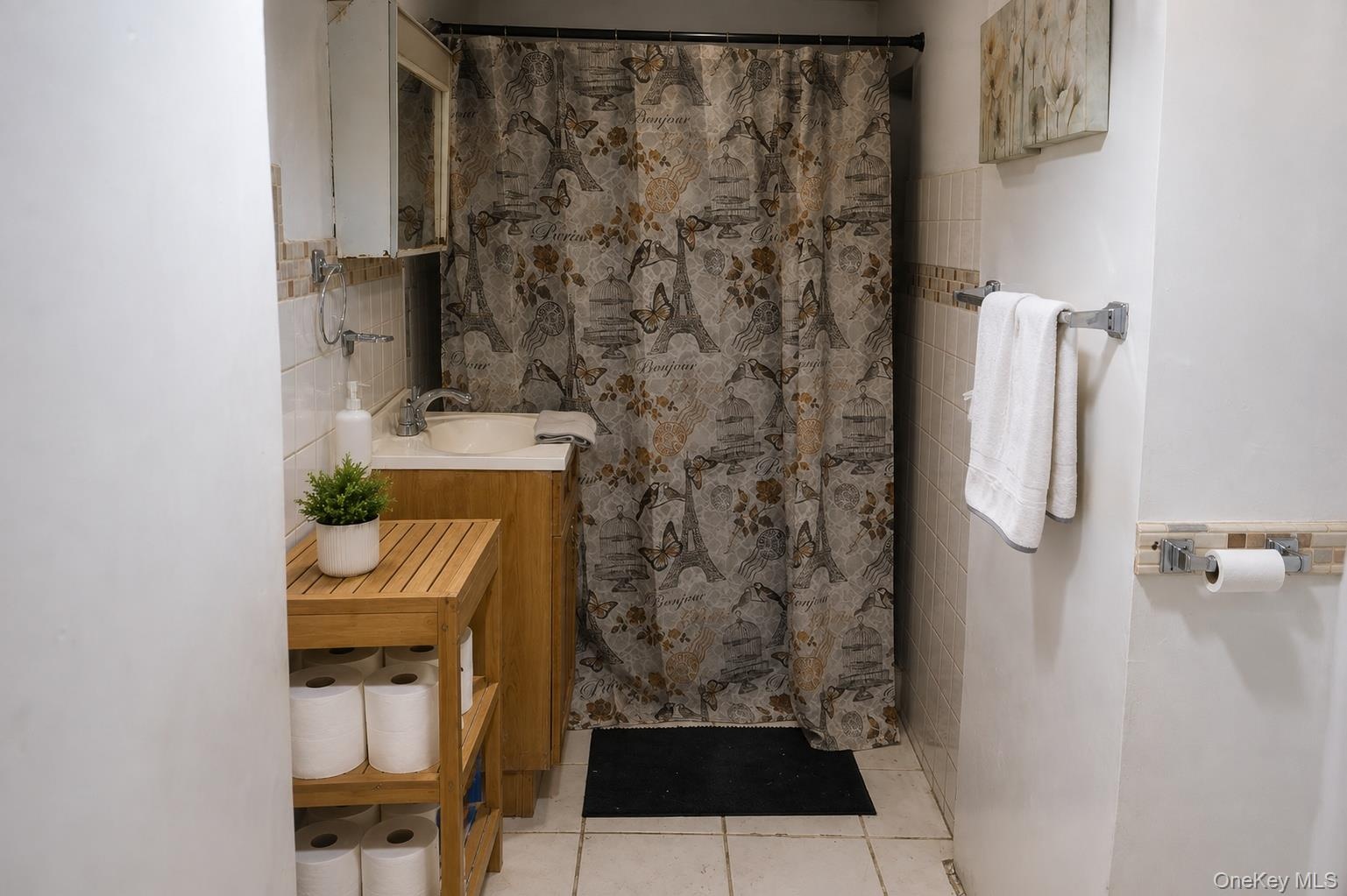 Basement bathroom