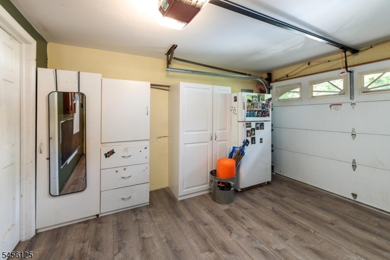 Finished Garage storage space