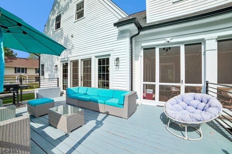 Deck and back view