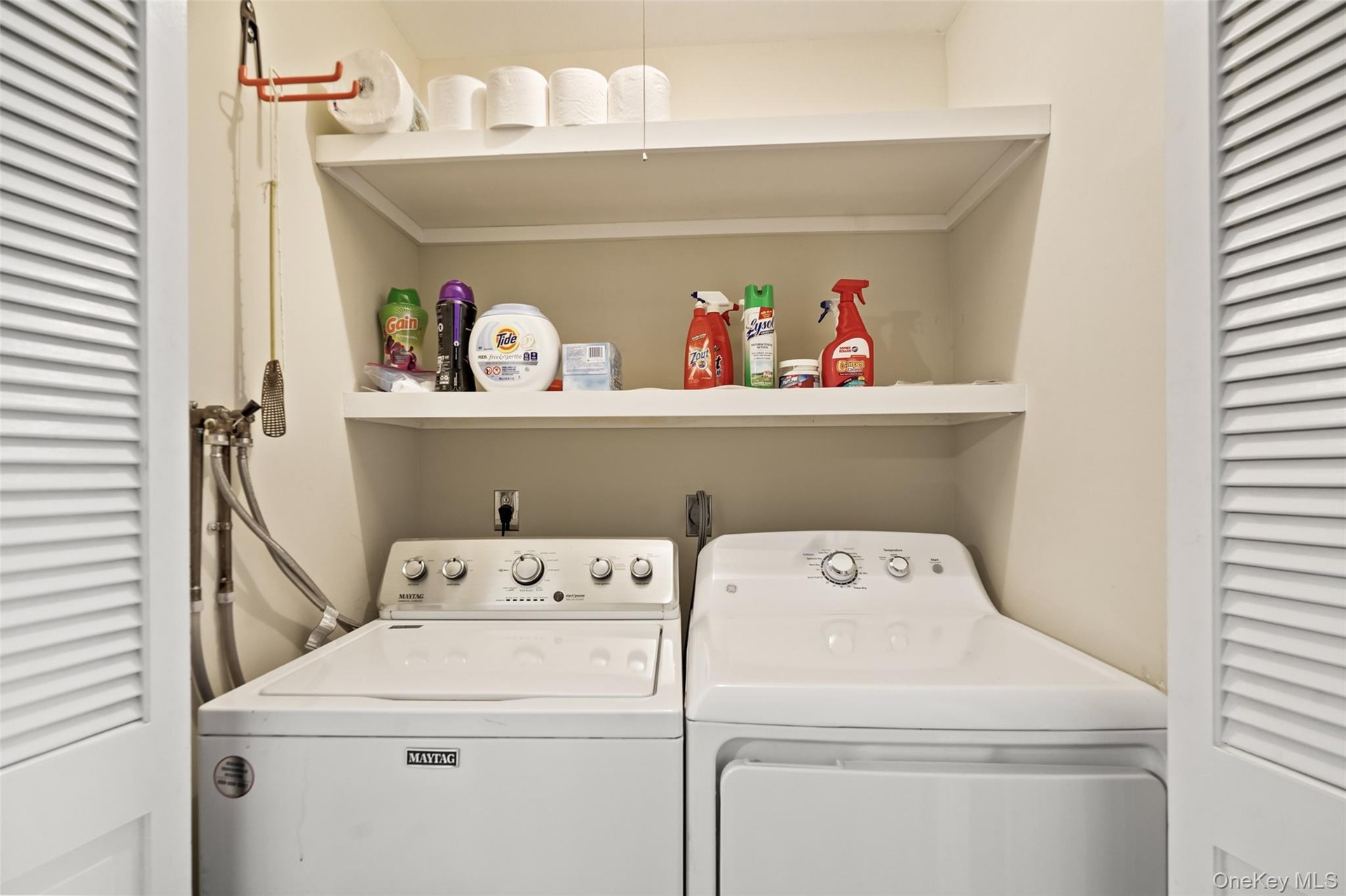 Laundry in hallway on main level