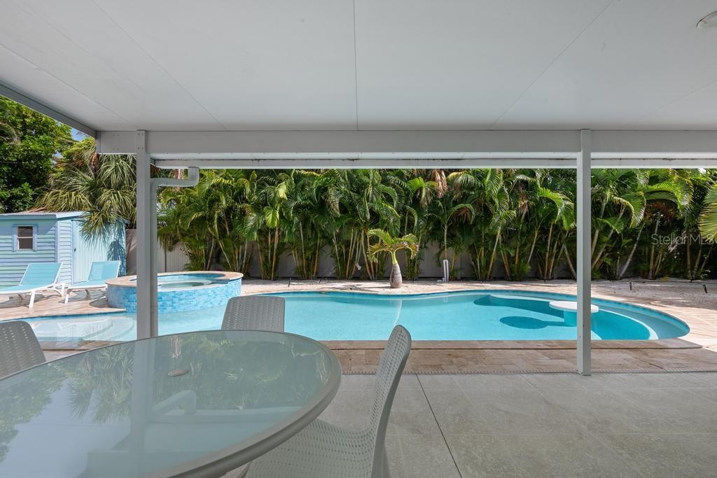 Perfect covered patio.