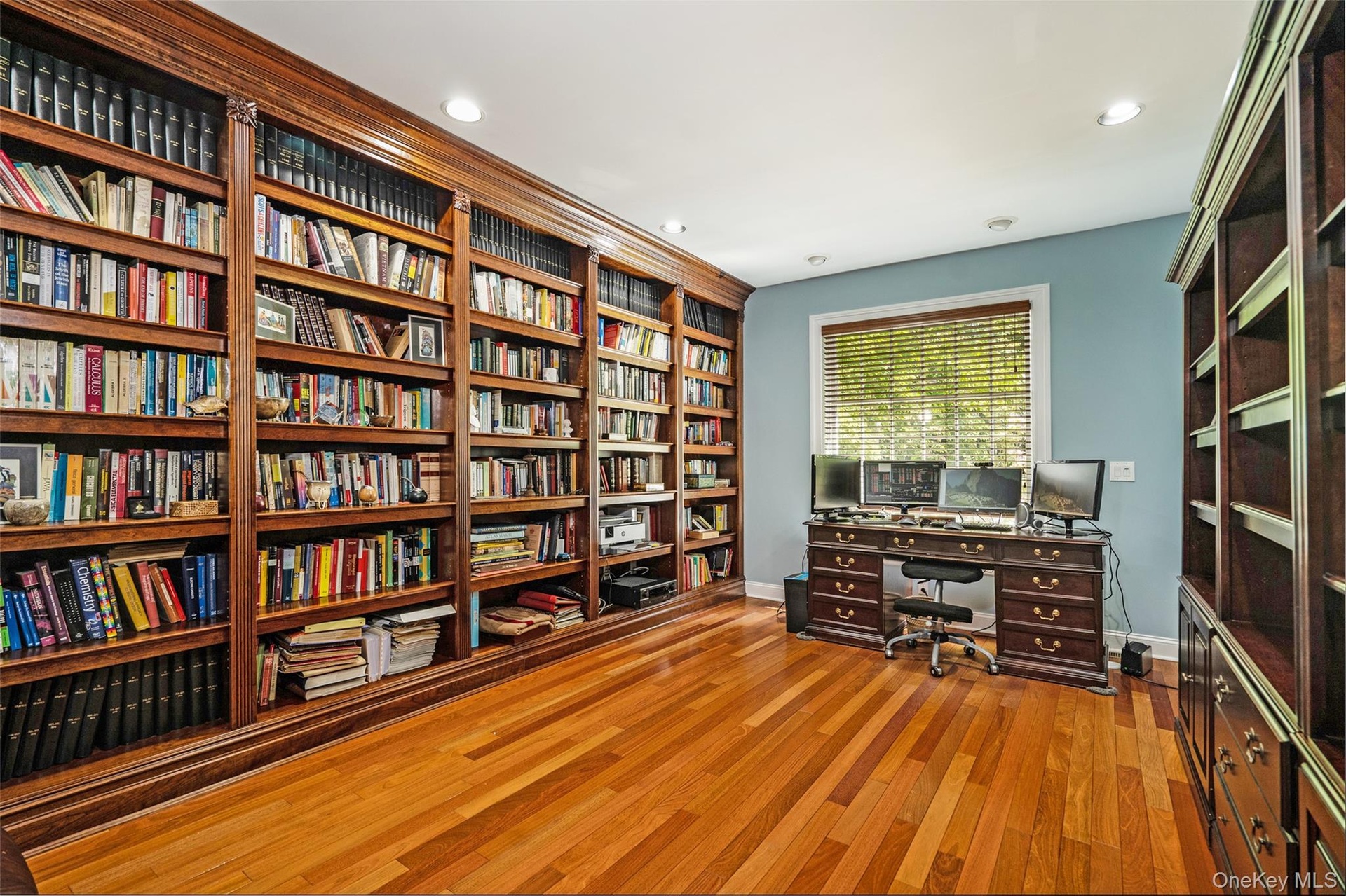Working from home?  This soundproof office combines functionality with a view, overlooking your private backyard and pool. Tucked away on the first fl