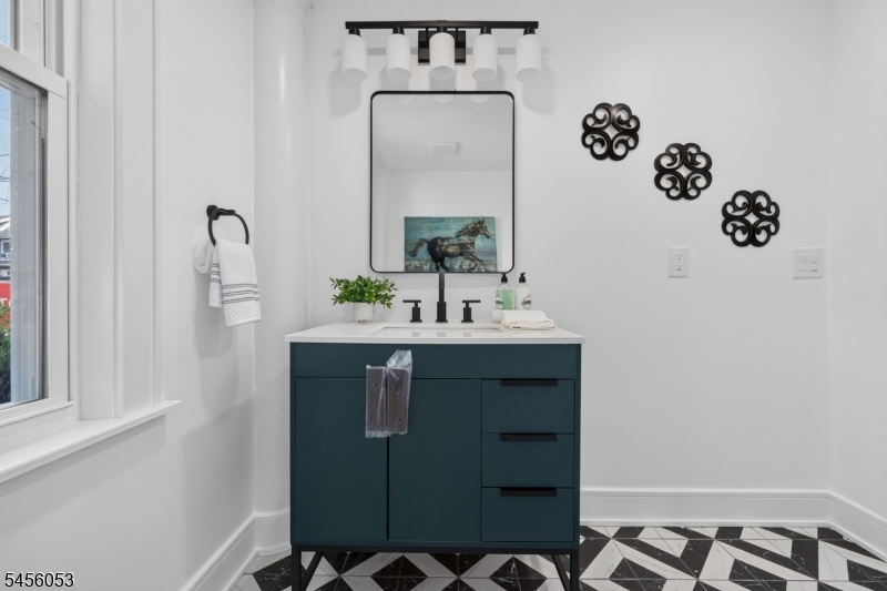First floor half bath