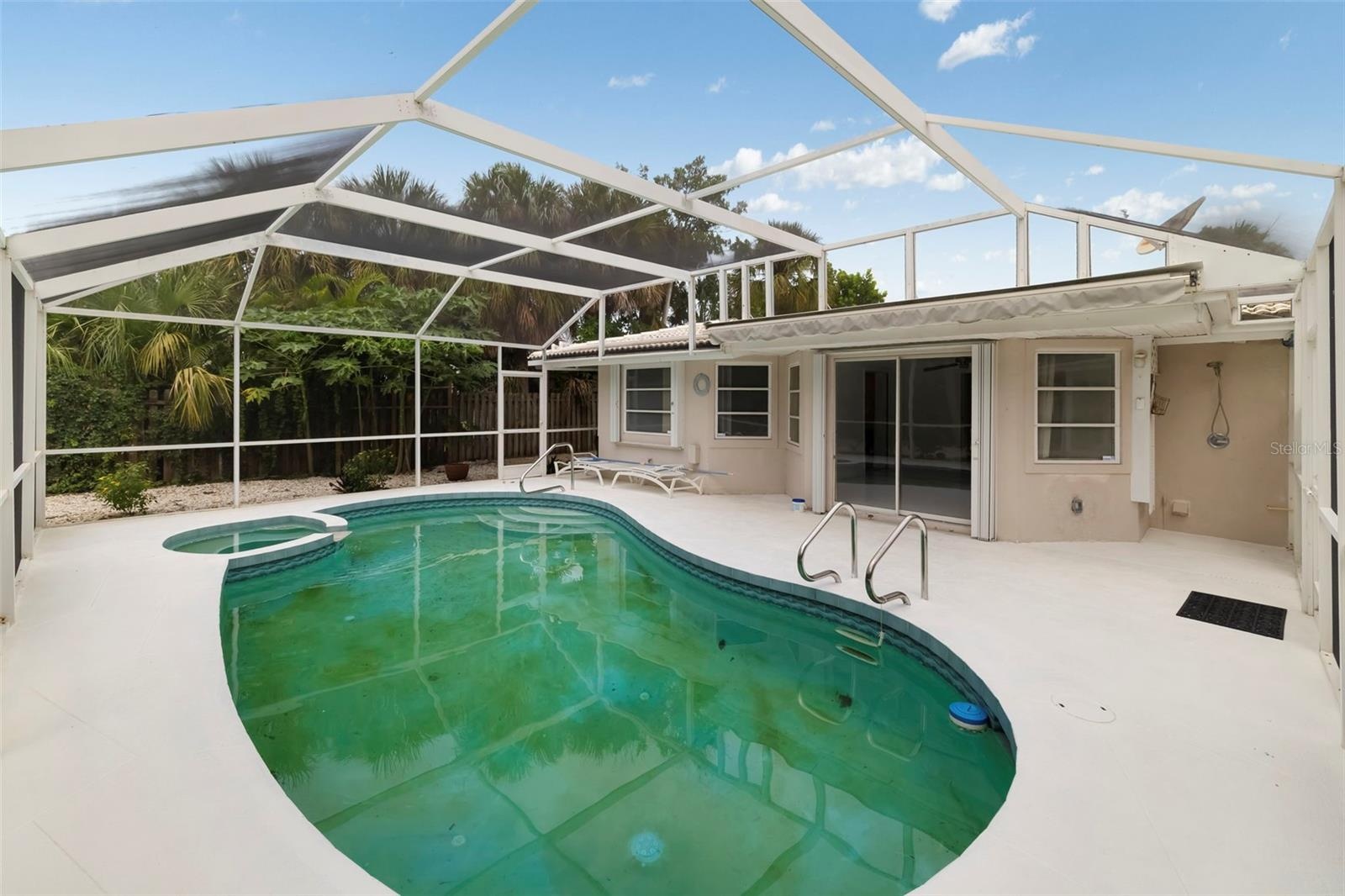 Sliding Glass Doors to Florida Room