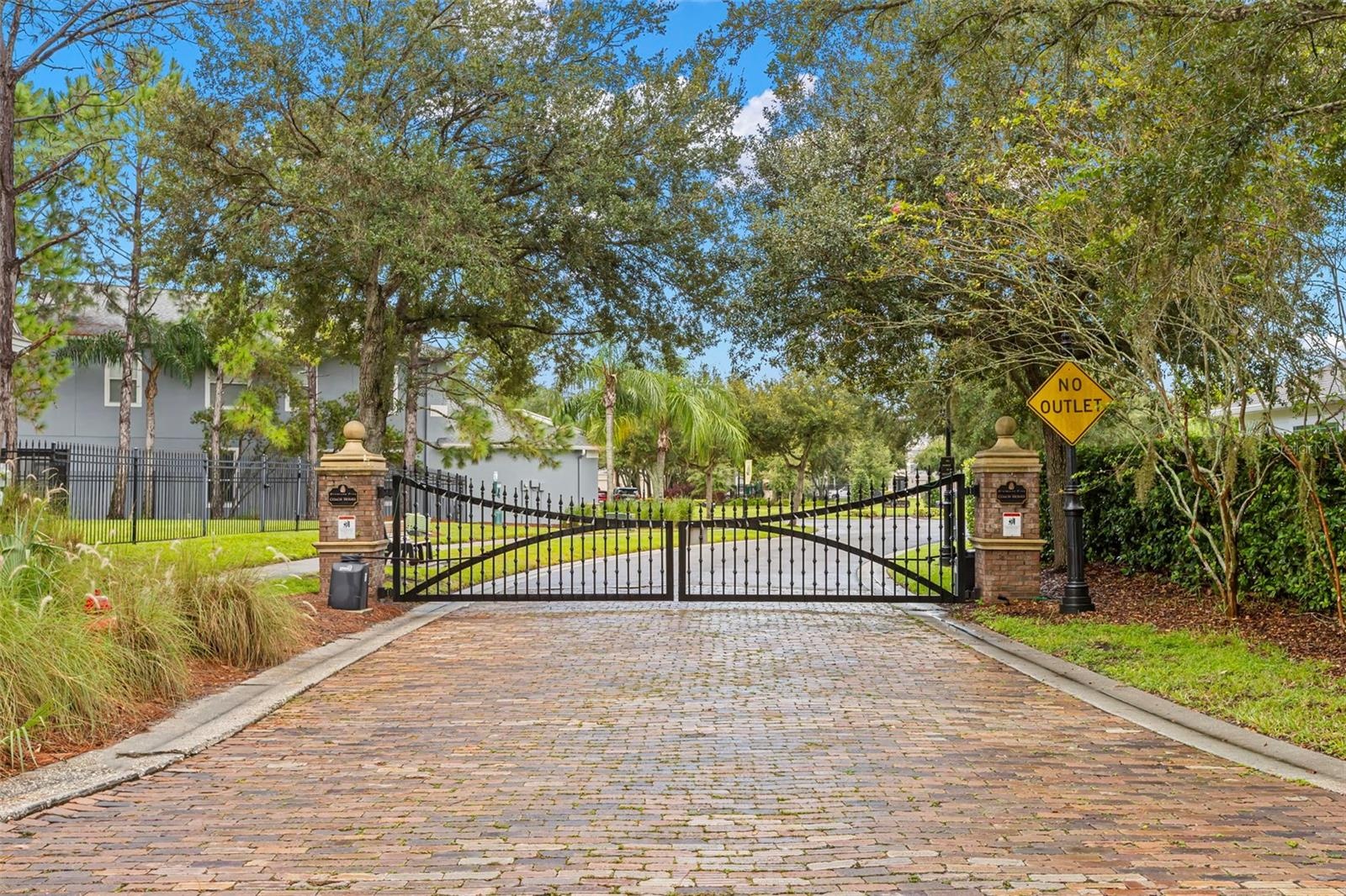 Highland Park Coach House Private Gate
