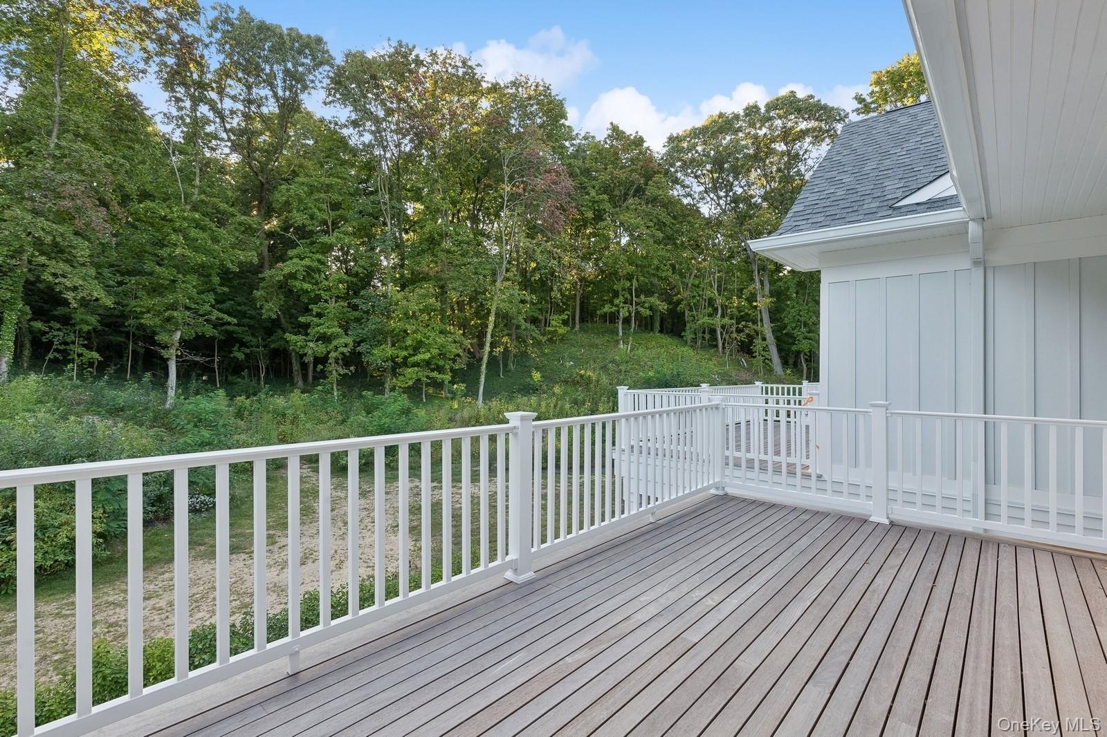 View of deck