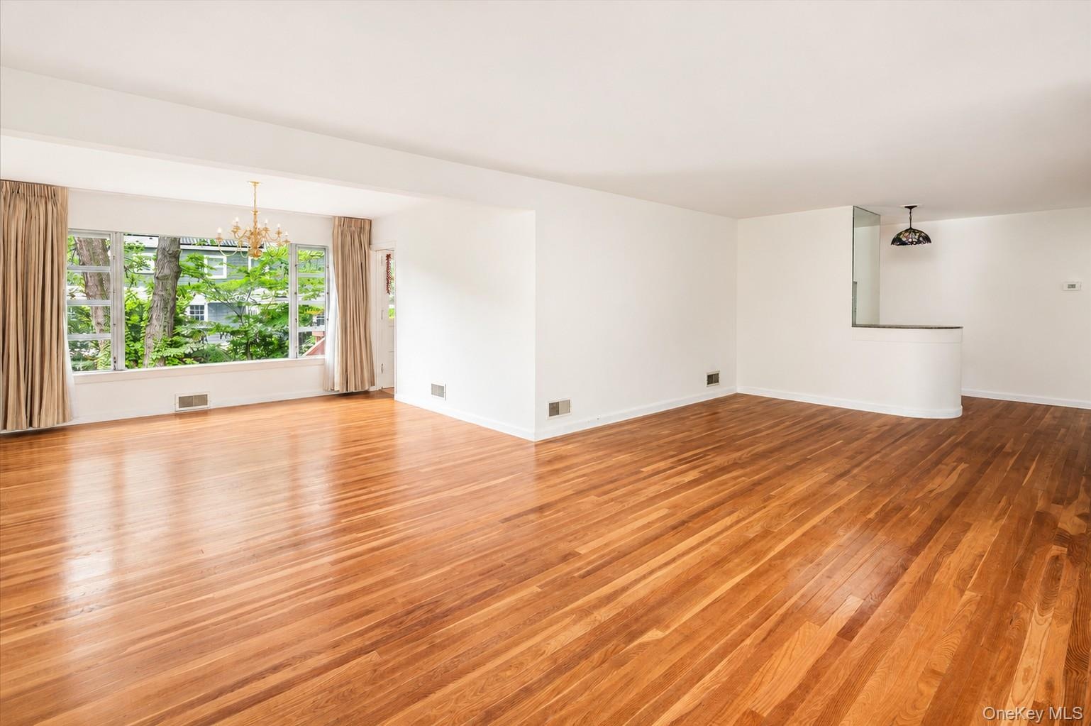 Entryway, Living Room, and Dining Room