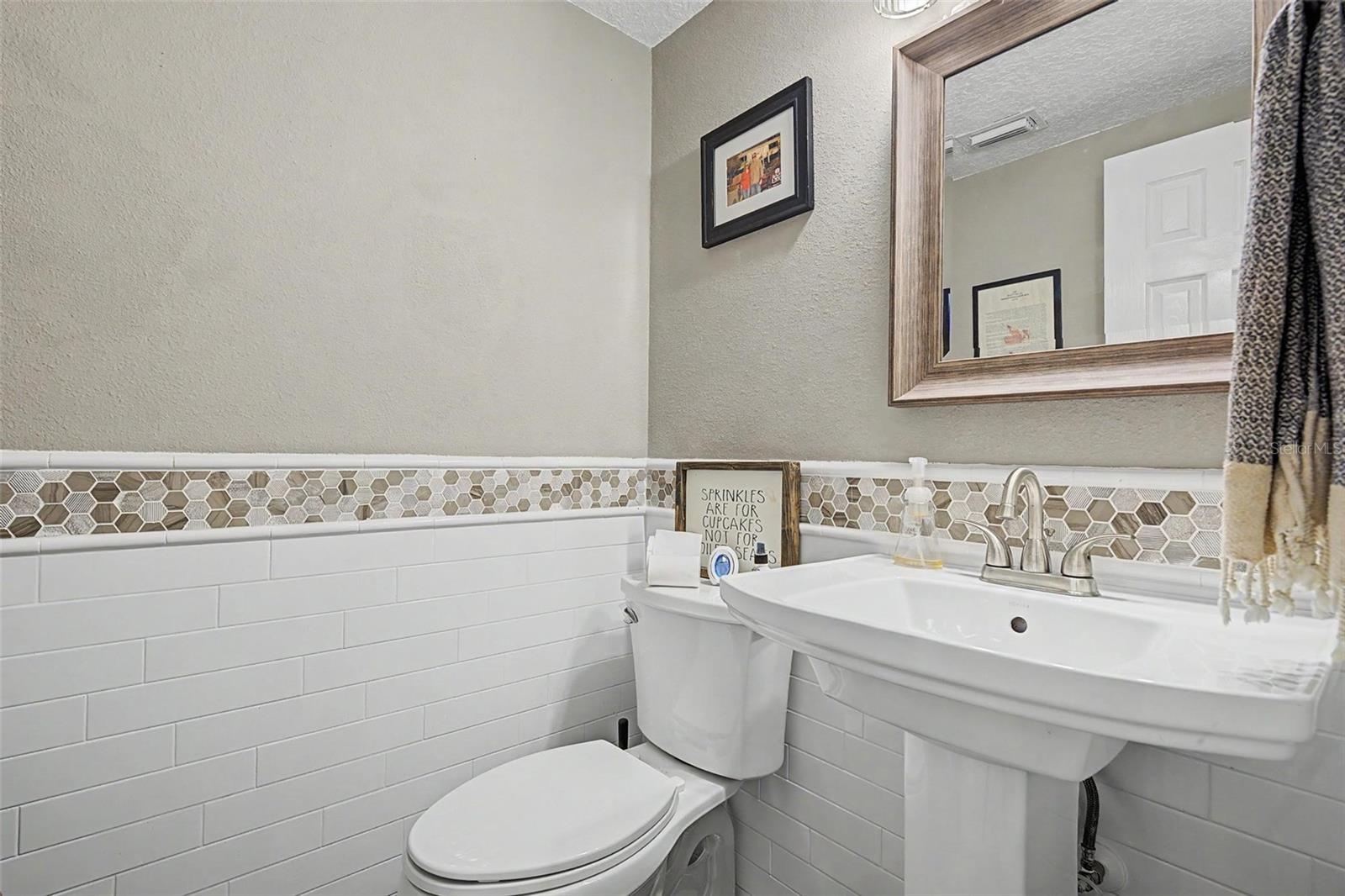 Upstairs Half Bath