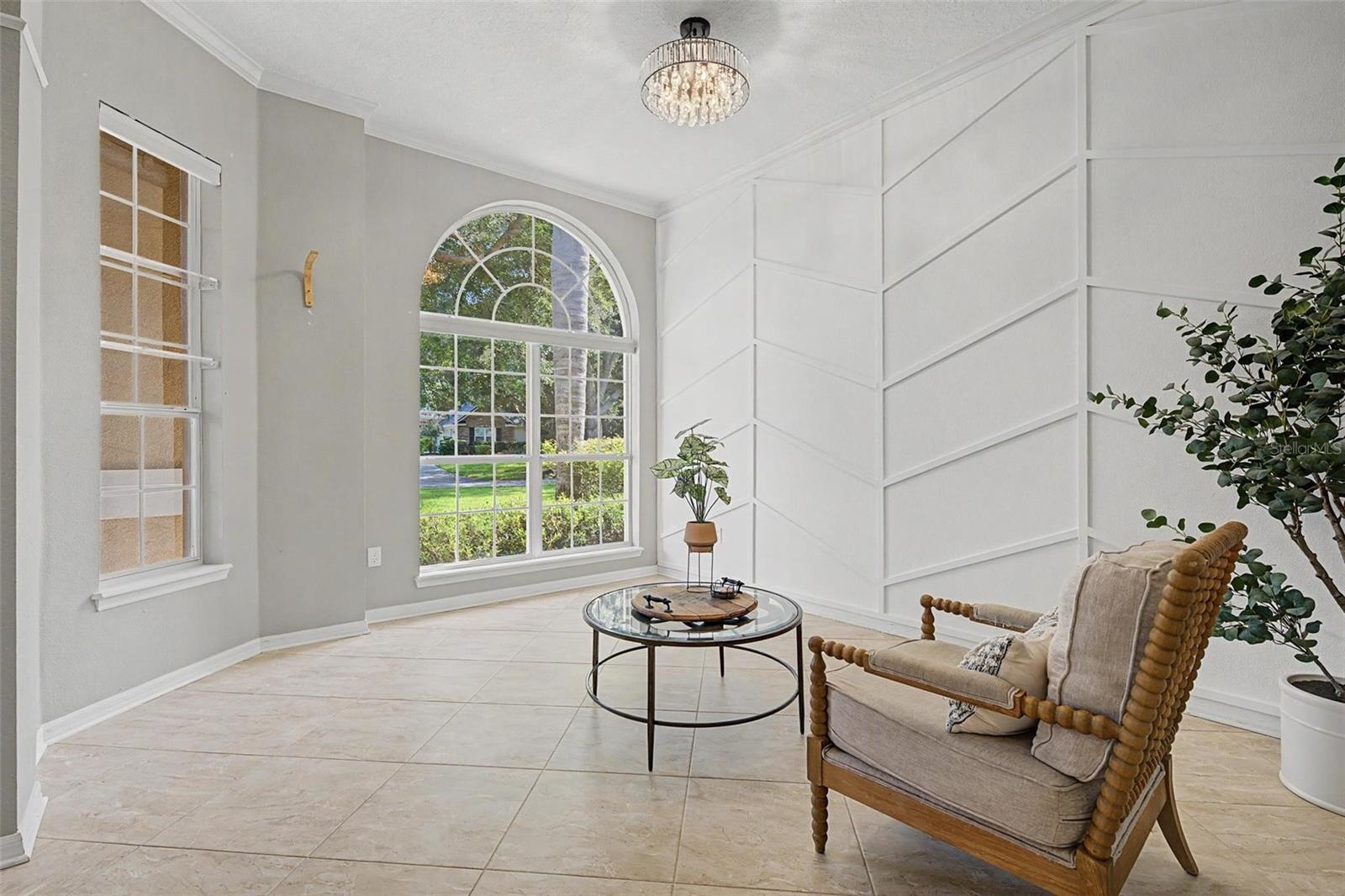 Formal Dining/Living with Accent wall
