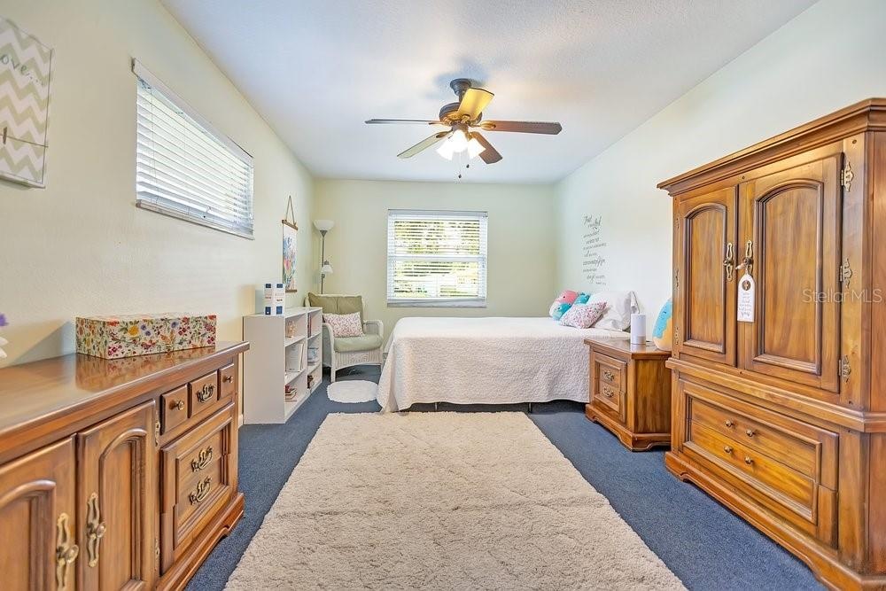 Spacious primary bedroom