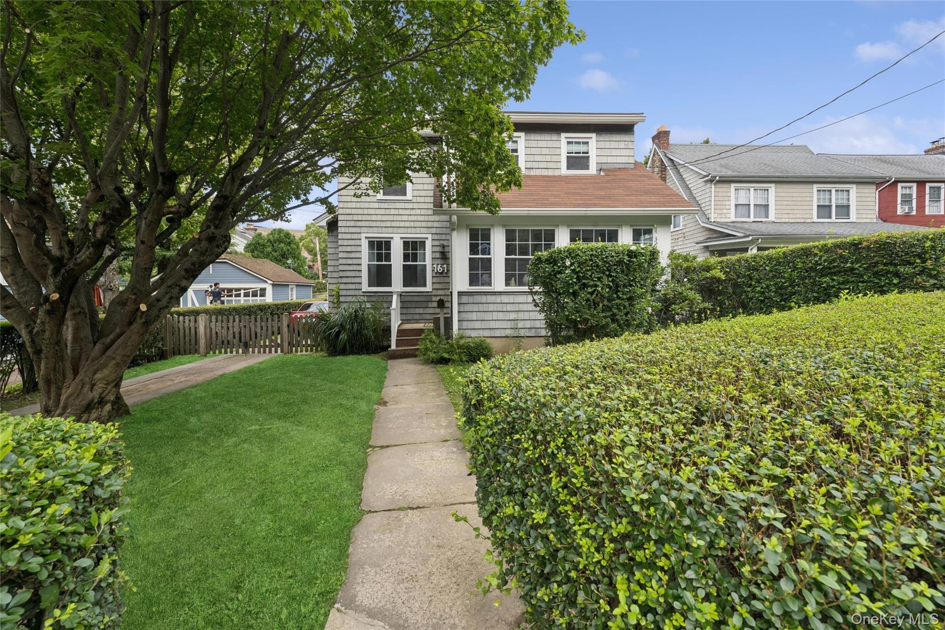 Front from sidewalk
