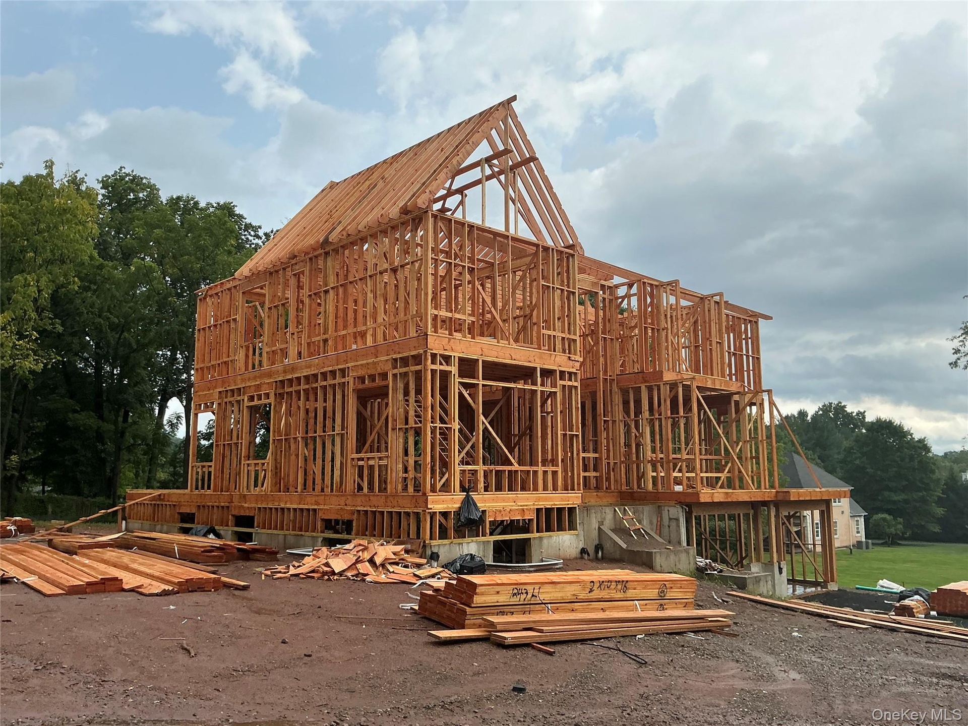 Actual house mid construction