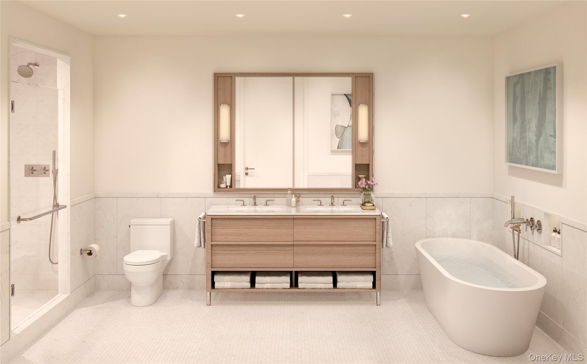 Bathroom shown is for illustrative purposes only. Configuration may vary by residence.