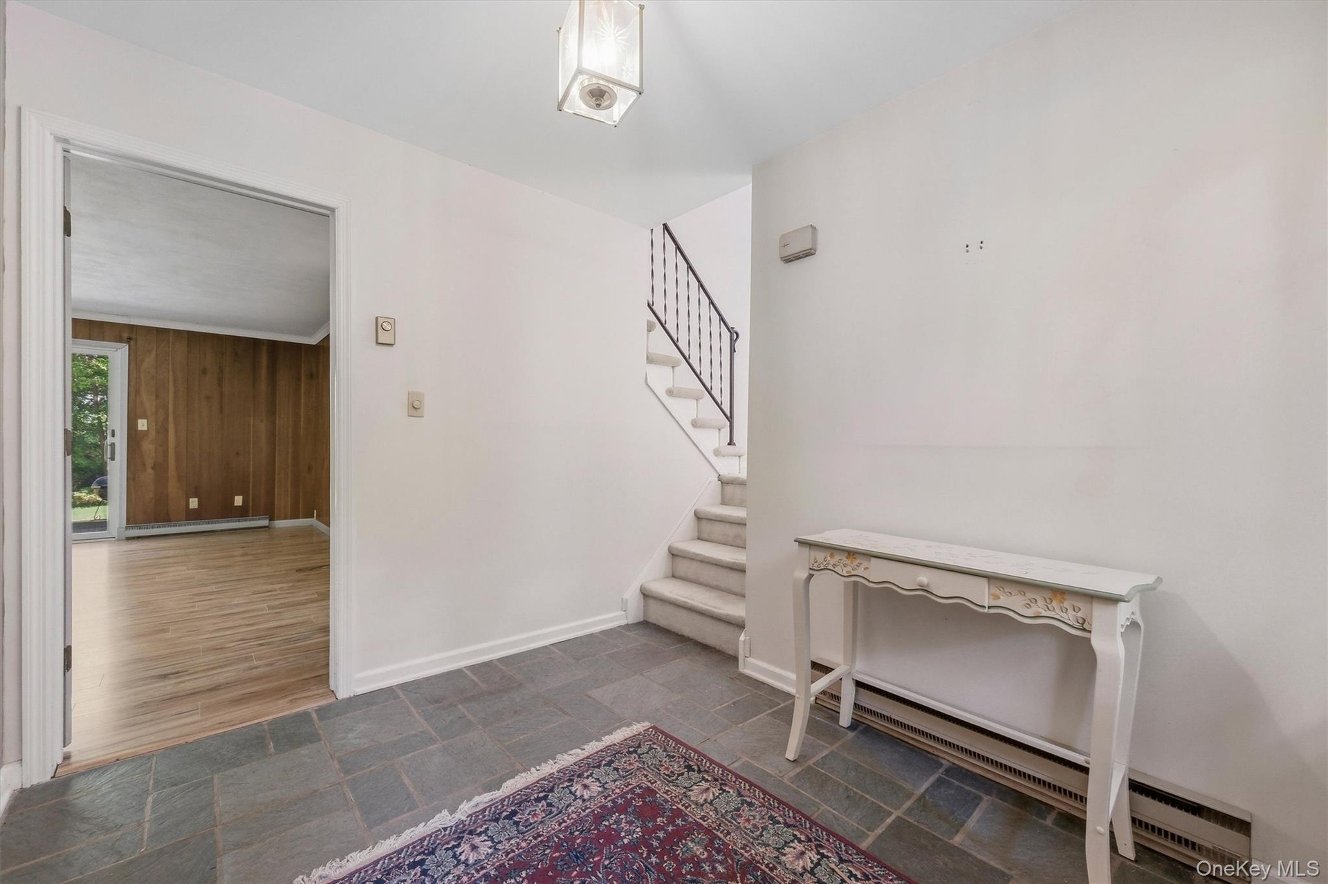 Foyer opens to Family Room on same level