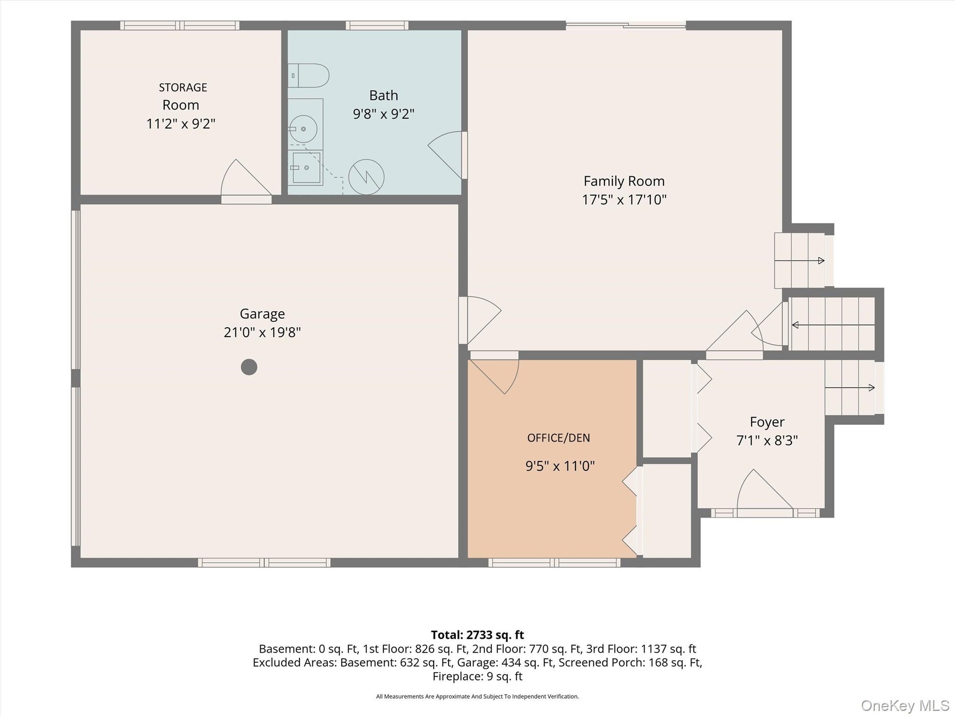 Floorplan - level 1