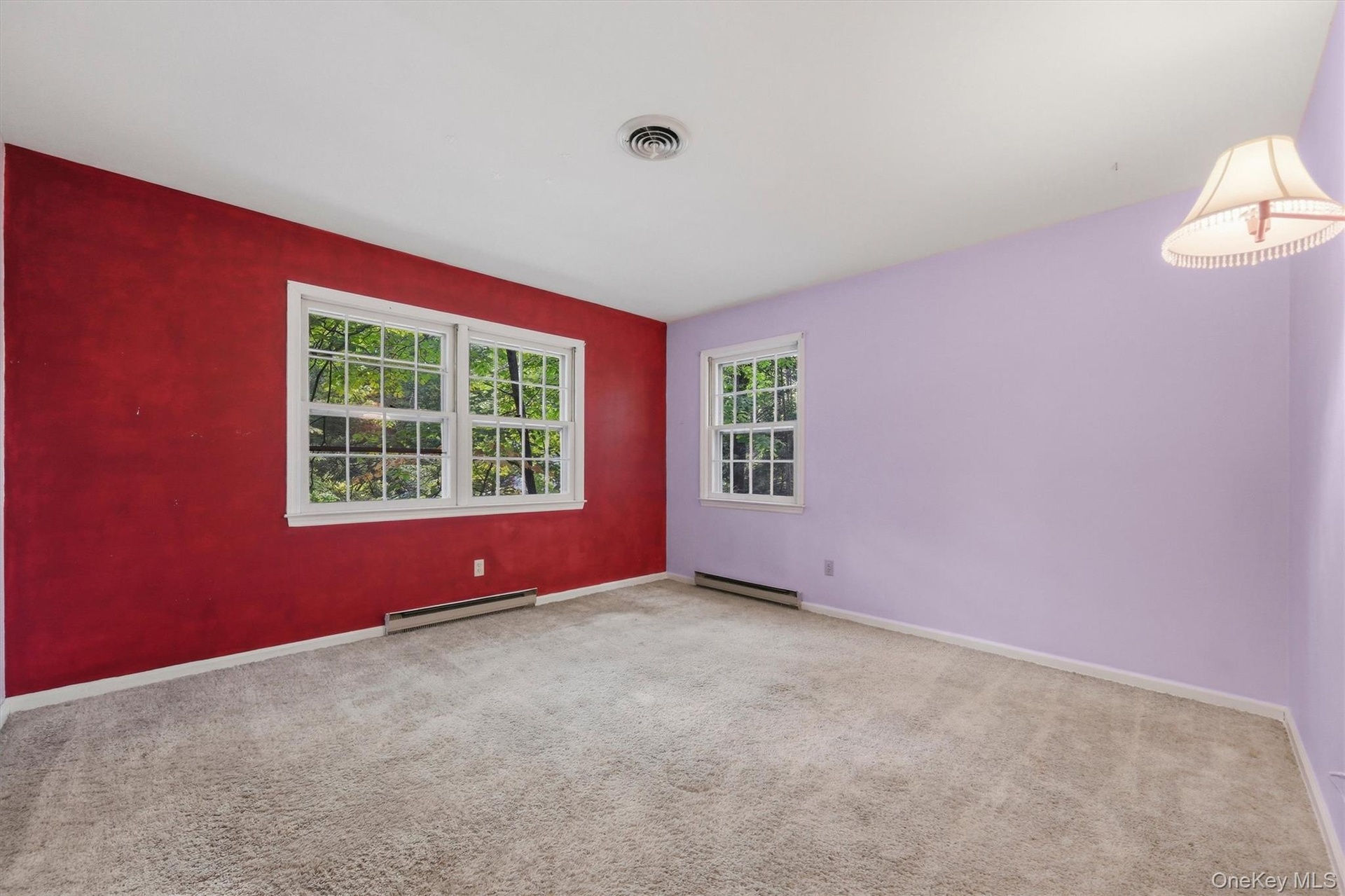 Bedroom 4 with HW floors under carpet