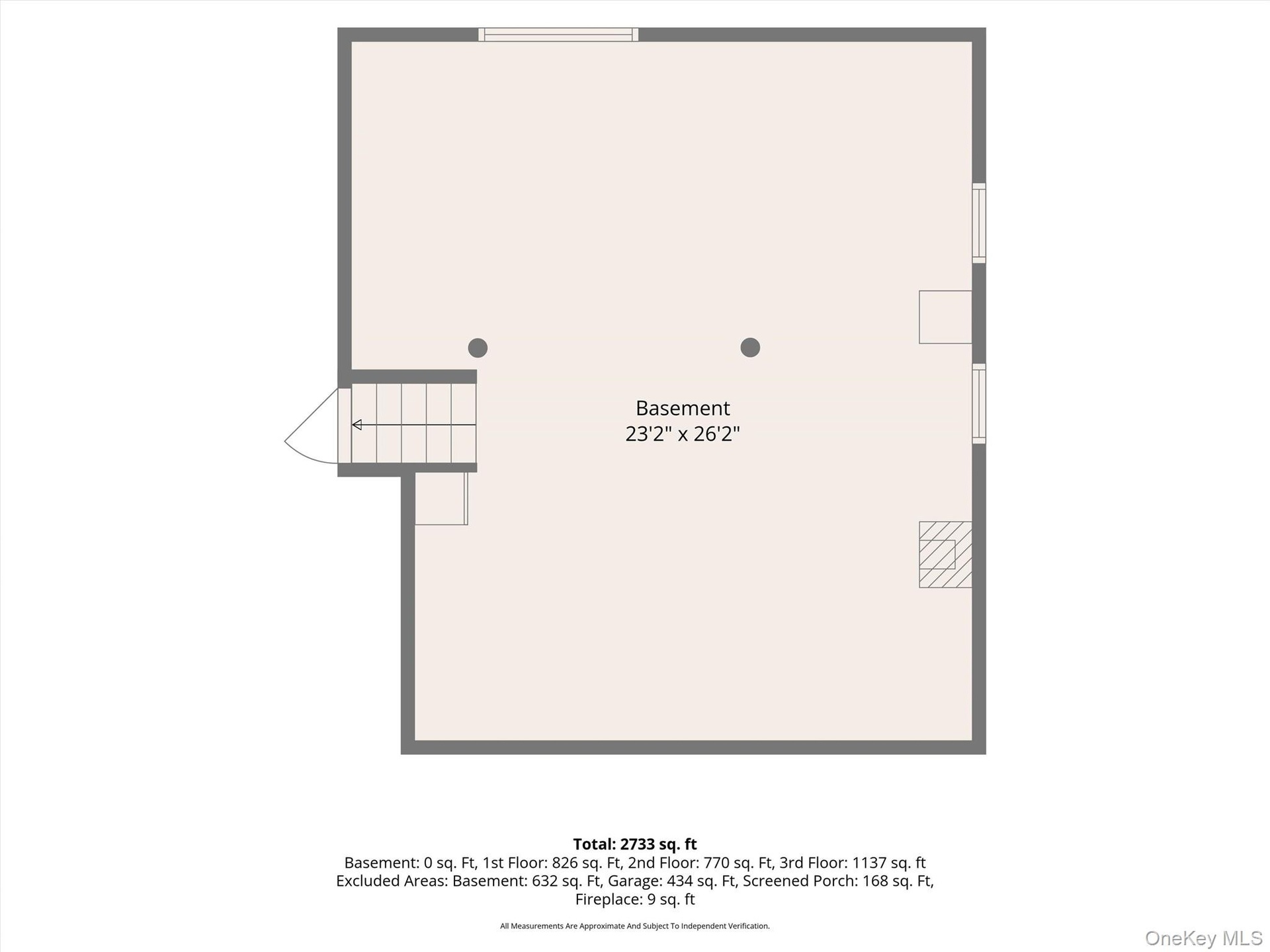 Floorplan - basement