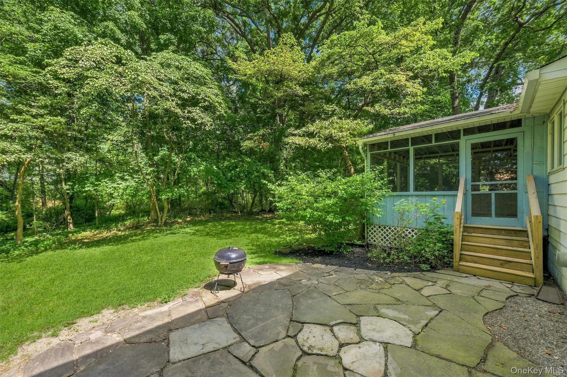 Backyard patio