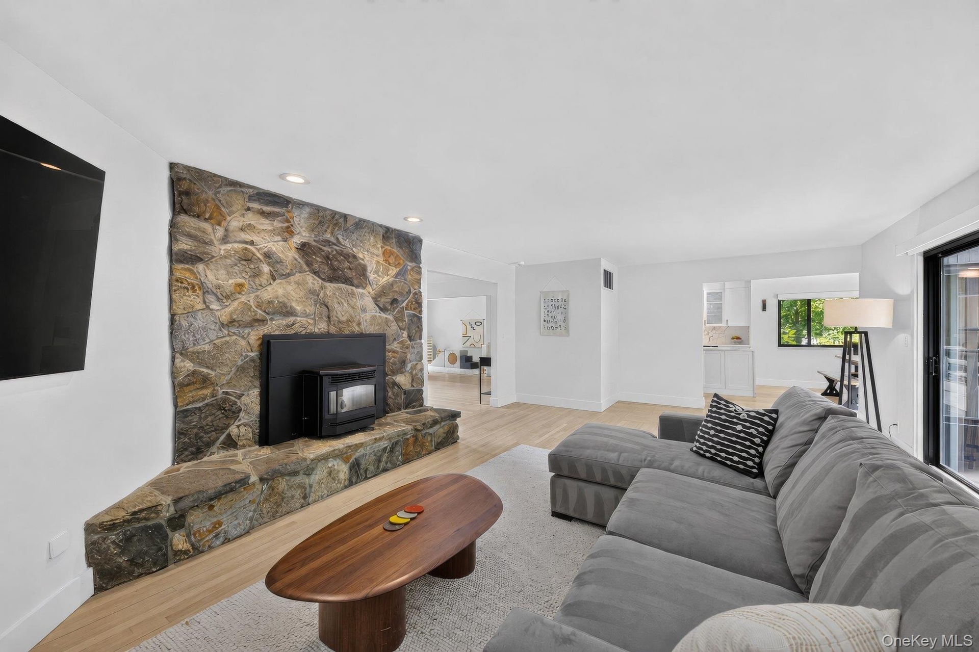 Family Room off the Kitchen