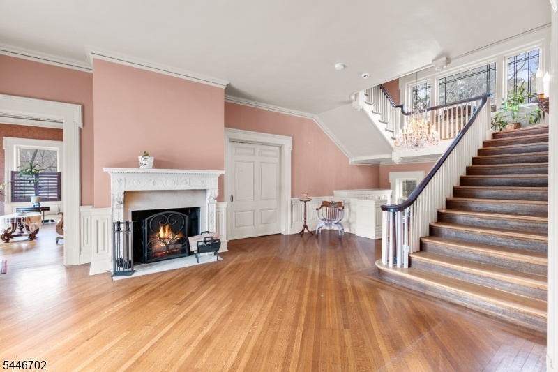 FIREPLACE AT ENTRY