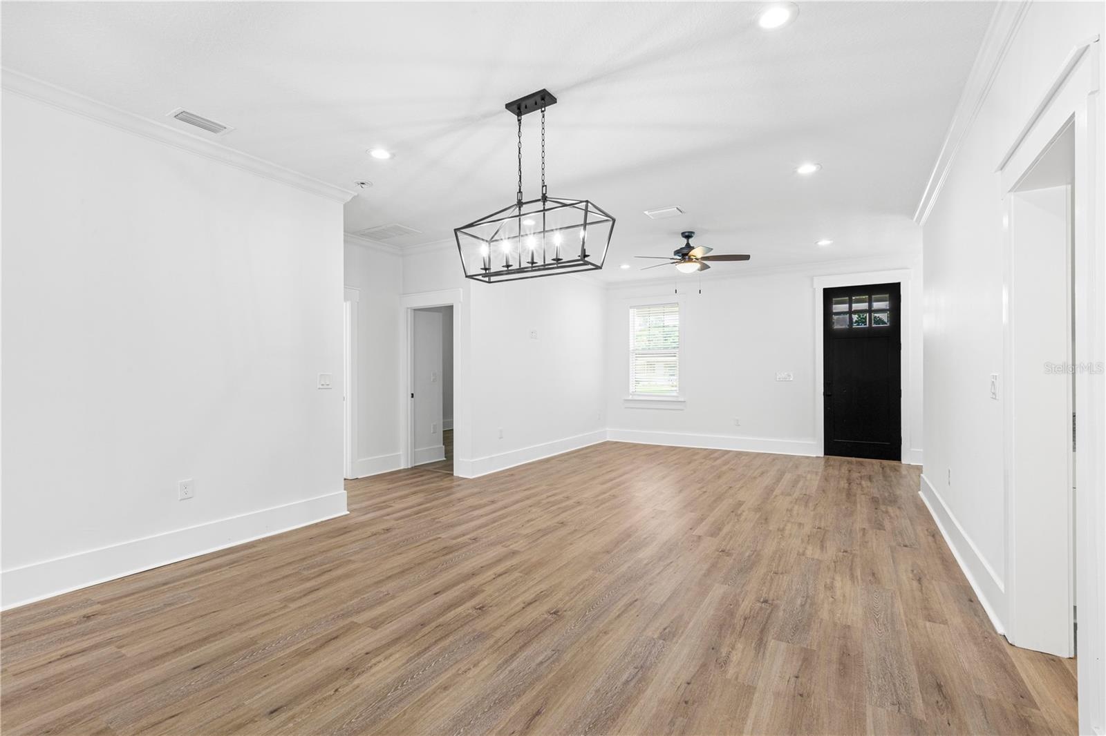 dining room, living room