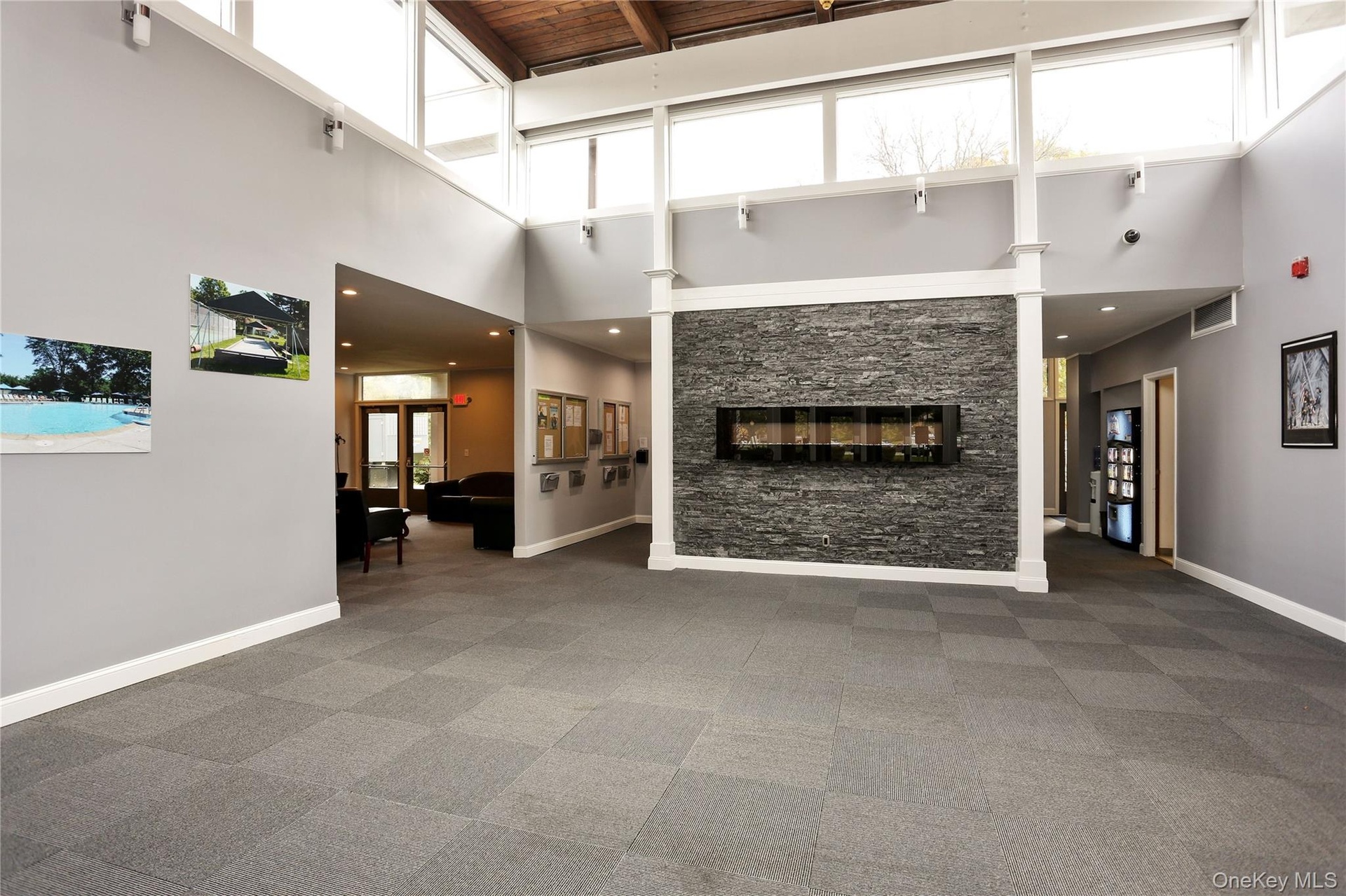 Entrance lobby to clubhouse